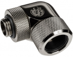 Bitspower Advanced Multi-Link Adapter Anschluss 90 Grad G1/4 Zoll AG auf 16mm AD Hardtube - drehbar, schwarz