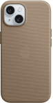 Apple iPhone 15 FineWoven Case with MagSafe - Taupe | Apple | iPhone 15 FineWoven Case with MagSafe | Case with MagSafe