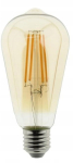 Blaupunkt LED lamp E27 ST64 Amber Filament A60 806lm 2300K