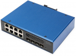 Digitus Industrial Gigabit Ethernet PoE Switch 8+4 SFP