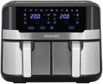 Heinrich's HFR 8214 Air fryer 2x4.5 l 1300-2400 W Black/Silver