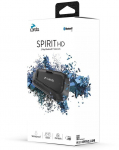 Cardo Spirit HD motorcycle intercom 2 channels 600 m Black