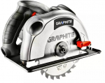 Circular saw 1200W Graphite circular saw blade 185 mm with a case