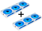 Lian Li UNI FAN SL-INF 120 ARGB Rev. Blade PWM 6-Pack white + controller