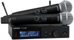Shure SLXD24D+E/58-G65 - dual digital wireless system with two transmitters/handheld microphones (470 - 606 MHz)