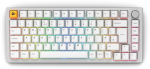 Glorious GMMK Pro Mechanical Keyboard, 75% - Pre-built, ISO UK Layout - white