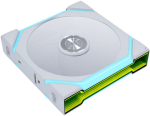 Lian Li UNI FAN SL FLEX Wireless PWM-L&uuml;fter, ARGB, Unendlichkeitsspiegel - Reverse Blade, 120mm, wei&szlig;
