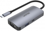 UNITEK Hub USB-C 1xUSB 3.1 Gen1 VGA