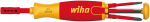 Wiha LiftUp VDE Magazine Bit holder with 6 slimBits.