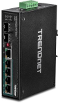Trendnet 6-Port Hardened Industrial Gigabit PoE+ DIN-Rail Switch