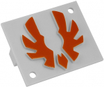 BitFenix Logo f&uuml;r Shinobi Midi-Tower - orange