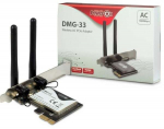 Inter-Tech Wi-Fi 5 PCIe Adapter DMG-33 3dBi Antenne 1300Mbps retail