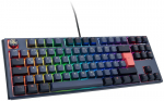 Ducky One 3 Cosmic Blue TKL RGB LED MX Ergo Clear Gaming Keyboard
