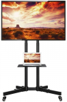 Techly Mobile stand for TV 37-70 inches, 50 kg, 2 shelves