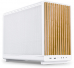 Lian Li DAN A3-mATX Wood Edition Micro-ATX Case, Beech, White