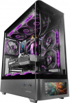 Mars Gaming MCLCDPRO computer case Midi Tower Black