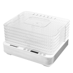 PRIME3 SFD51 food dehydrator, transparent, white, 420 W