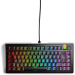 Glorious GMMK 3 Pro HE 75% Gaming Keyboard, Fox HE Switches - ISO-UK, Black