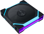Lian Li UNI FAN SL FLEX Wireless PWM Fan, ARGB, Infinity Mirror - Reverse Blade, 120mm, Black