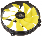 Akasa 14cm Viper R Fan Computer case Black, Yellow