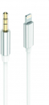 2GO AUXMP3 Audiokabel f&uuml;r Lightning-Ger&auml;te 100cm wei&szlig;