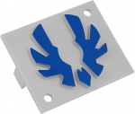BitFenix Logo f&uuml;r Shinobi Midi-Tower - blau