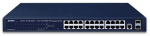 PLANET GS-4210-24T2S network switch Managed L2 Gigabit Ethernet (10/100/1000) 1U Blue