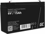GREENCELL battery AGM VRLA 6V 15Ah