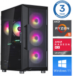 INTOP Ryzen 5 5500 32GB 1TB SSD M.2 NVME RX580 8GB WIN11