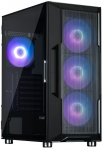 Zalman i3 Neo PC case, Midi-Tower, ATX, RGB, tempered glass, black