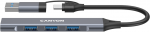 CANYON hub DS-02 4in1 USB-A/C Grey