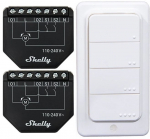 Shelly Shutter x2 + BLU RC Button 4 Pack