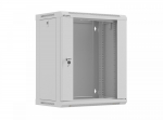 Lanberg Rack cabinet wall-mounted 19 inches 12U 540x350 grey glass door (flat pack)