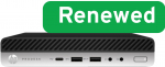 HP Renewed Grade A | ProDesk 600 G4 Desktop Mini PC | Intel Core i3 | i3-8100T | 8 GB | SSD | 128 GB | Intel UHD Graphic