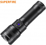 Flashlight Y26, 816lm, 15W, rechargable USB C, 1x 26650 3700mAh, IP43