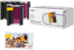 Liene 2x3" Photo Paper, 50 sheets + 5 ink cartridges