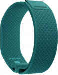 Polar wrist band Loop SoftWeave S-L, teal
