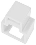 Blokada wtyku RJ45 przed nieautoryzowanym wypięciem, kolor biały (opakowanie 24 szt. + klucz) ALANTEC