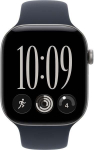 Apple Watch Series 12 (Gray, Aluminium, 46 mm, Sport Band Navy M/L)