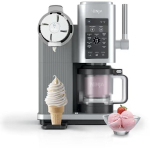 Ninja CREAMi Soft Serve Ice Cream Maker 0.47 L 800 W Grey/Silver