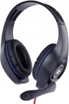 GEMBIRD gaming headset 3.5mm blue-black