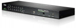 ATEN 16-Port USB - PS/2 VGA KVM Over IP Switch with USB Peripheral port