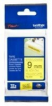 Brother TZe-S621 9mm Black on Yellow Strong Adhesive Tape