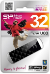 Silicon Power flash drive 32GB Ultima U03, black