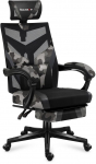 Huzaro Combat 5.0 PC gaming chair Mesh seat Black, Camouflage