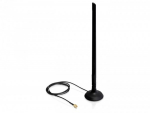 SMA WLAN Antenna with Magnetic Stand and Flexible Joint 6.5 dBi