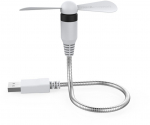 RealPower USB mini Ventilator wei&szlig; USB-A flexibel