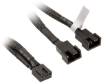 Akasa PWM Sleeved Y-Cable for Coolers - 15cm