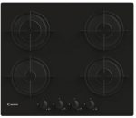 Candy CVW6BB built-in gas hob, black, 59.5 cm, 4 zones