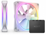 NZXT F140 RGB DUO PWM 140mm 2-pack white